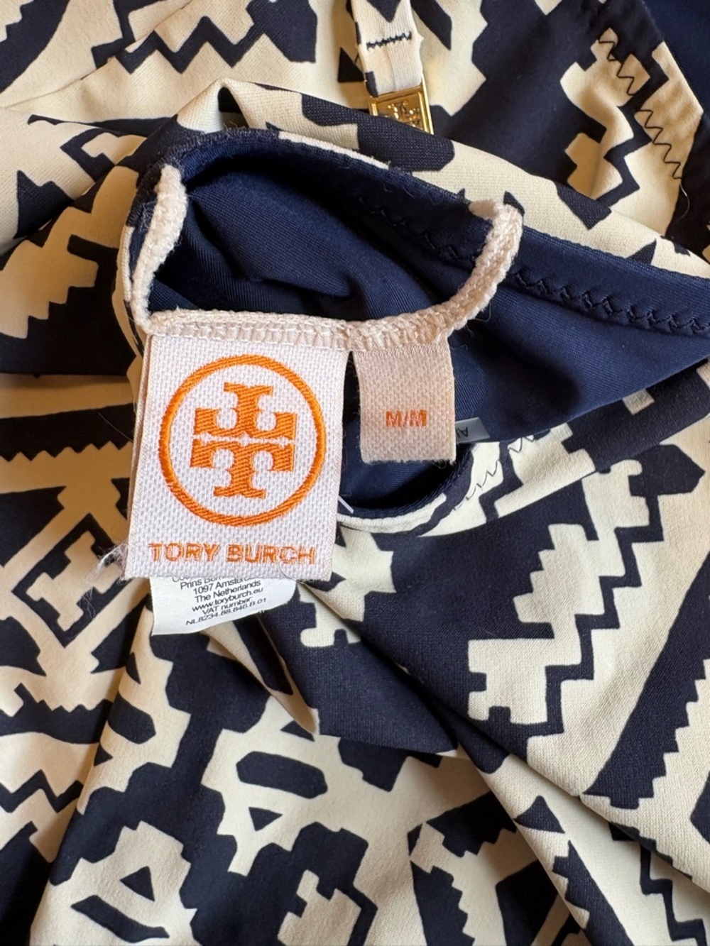 Tory Burch Geometric Cutout One-Piece Swimsuit - Picture 6 of 6